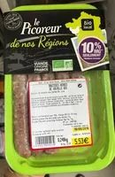 Mängden socker i Saucisses de volaille herbes bio