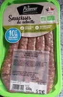 Mängden socker i Saucisses de volaille