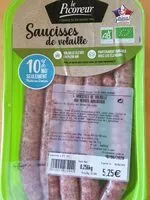 Mängden socker i Saucisses de volaille