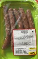 Mängden socker i Saucisses herbes de volaille bio