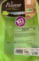 Mängden socker i Saucisses herbes de volaille bio