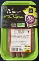 Mängden socker i Saucisses herbed de volaille bio