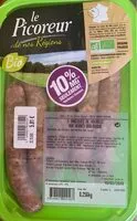 Mängden socker i Saucisses aux herbes de volaille biologisue
