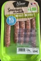 Mängden socker i Saucisses de volaille