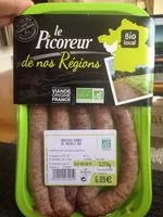 Mängden socker i Saucisses herbes de volaille bio