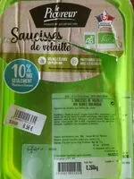 Mängden socker i Saucisses de volaille