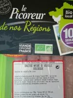 Mängden socker i Saucisse nature de volaille biologique