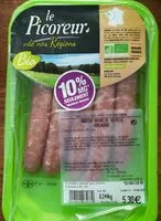 Mängden socker i Saucisse nature de volaille biologique