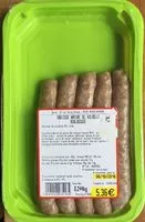 Mängden socker i Saucisse nature de volaille biologique