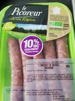 Mängden socker i Saucisses de volaille bio