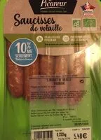 Mängden socker i Saucisses de volaille