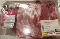 Mängden socker i Côtes de porc échine