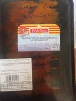 Mängden socker i Brochette de boeuf mariné