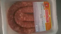 Mängden socker i saucisse catalane au banyuls