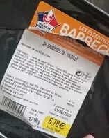 Mängden socker i Saucisses de volaille