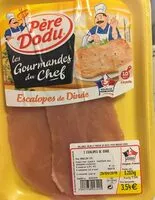 Mängden socker i Escalopes de dindes