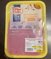 Mängden socker i Les escalopes gourmandes de dinde