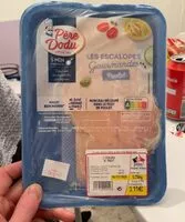 Mängden socker i Escalope de poulet