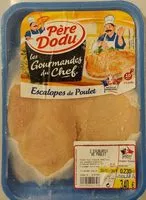 Mängden socker i Escalope de poulet Les Gourmandes du Chef