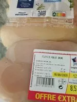 Mängden socker i Filets de poulet