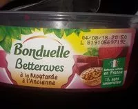 Mängden socker i Betteraves à la Moutarde à l'ancienne