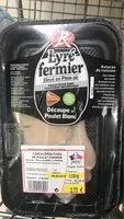 Mängden socker i Escalopes de poulet fermier