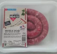 Mängden socker i Saucisse de Toulouse
