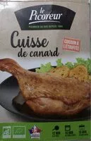 Mängden socker i Cuisse de canard