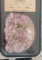 Mängden socker i Pâté de tête persillé a/langue