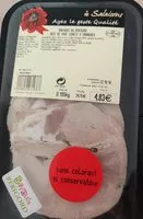 Mängden socker i Rôti de porc confit