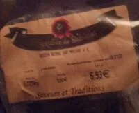 Mängden socker i Boudin blanc sup nature x 6