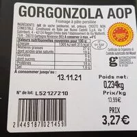 Mängden socker i Gorgonzola