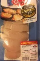 Mängden socker i Filet de poulet