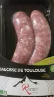 Mängden socker i Saucisses de Toulouse
