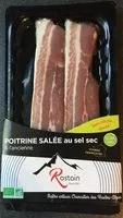 Mängden socker i Poitrine salee