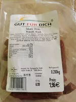 Mängden socker i Salami Sticks Klassik, Bruch