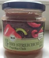 Mängden socker i Bio-streichcreme, Paprika-chili