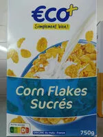 Mängden socker i Corn Flakes sucrés