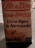 Mängden socker i Crème semi-épaisse