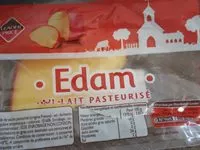 Mängden socker i Edam au lait pasteurisé