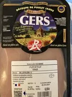 Mängden socker i Filet de poulet fermier