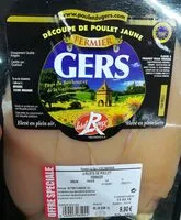 Mängden socker i Filets de poulet fermier