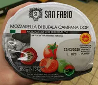 Mängden socker i Mozzarella di Bufala