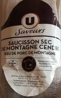 Mängden socker i Saucisson de montagne cendré