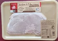 Mängden socker i Jambon à l'ancienne salé à la veine