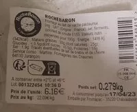 Mängden socker i Rochebaron