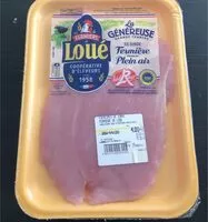 Mängden socker i Escalope dinde label rouge
