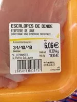 Mängden socker i Escalopes de dinde