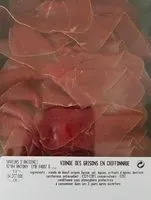 Mängden socker i Viande des Grisons