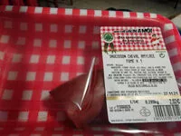 Mängden socker i Saucisson amylace fumé